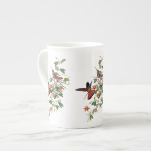Porcelana Caneca do chá de China de osso dos colibris