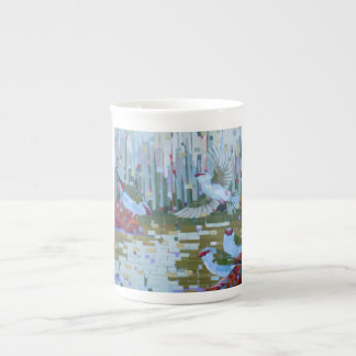 Porcelana Caneca dos passarinhos de Firetail