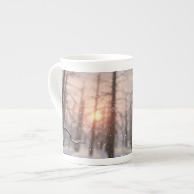 Porcelana Caneca Especial Sonho de uma Noite de Inverno (Frente Esquerda)