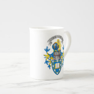 Porcelana Caneca heráldica de China do registro