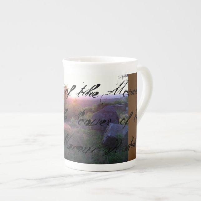 Porcelana Caneca inspirada de China de osso (Frente Esquerda)