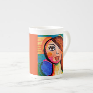 Porcelana Caneca inspirada de China de osso do Vixen vívido