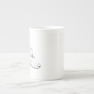 Porcelana Caneca Pastor Alemão, Café Mãe de Cachorro Persona