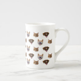 Porcelana Caneca Personalizada, Gato De Cão, Presente Mãe