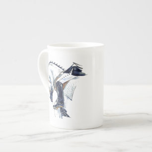 Porcelana Cavalo do adestramento da caneca de China de osso
