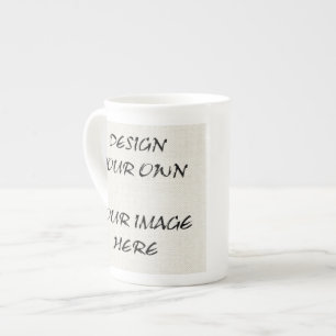 Porcelana Criar sua própria caneca de China de osso