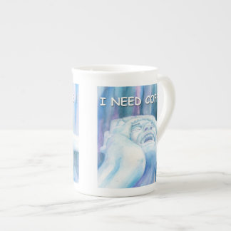 Porcelana Eu preciso a caneca de café