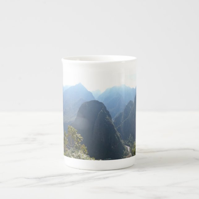 Porcelana Manhã na caneca de Machu Picchu (Frente)