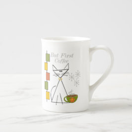 Porcelana Mas a primeira caneca de café