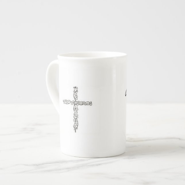 Porcelana Mas primeiramente, caneca de Jesus (Frente Esquerda)