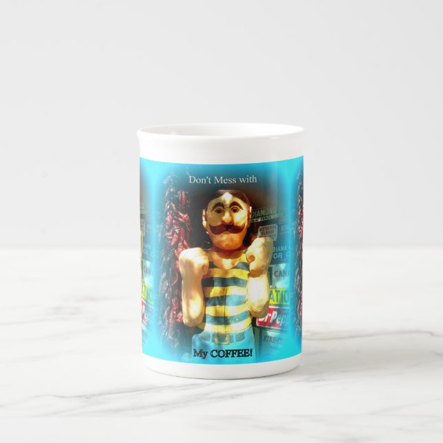 Porcelana Não mexa com a minha caneca de café (Frente)