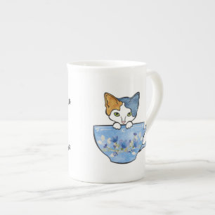 Porcelana O chá do sorvo e Pet minha caneca de China do gat
