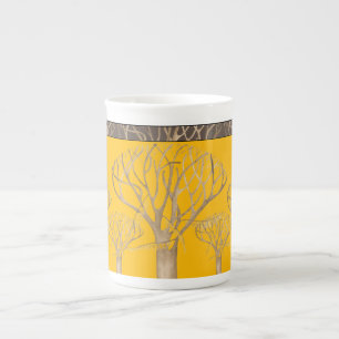 Porcelana Outono Tardio de uma Caneca China Óssea (Y)