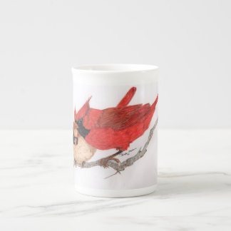 Porcelana Pares de caneca de café dos cardeais