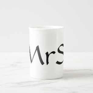 Porcelana Sra. caneca de café de China de osso