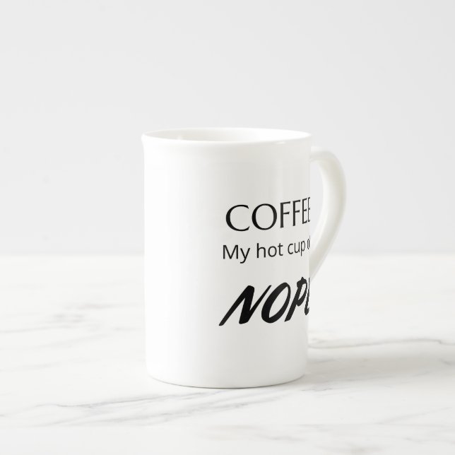 Porcelana Uma caneca especial para um presente de excelente  (Frente Esquerda)