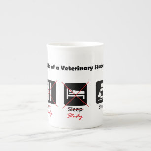 Porcelana Vida de uma caneca veterinária de China de osso d