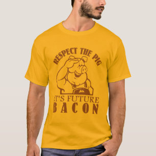 PORCO à camisa do BACON - escolha o estilo & a co