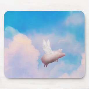 porco com mousepad das asas