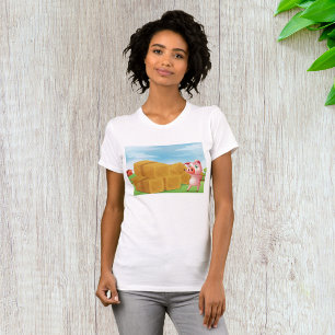 Porco Em Uma Fazenda Cai Em T-Shirt