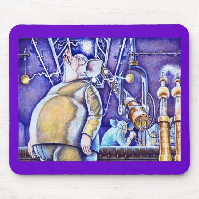 Porco gótico Mousepad (Frente)