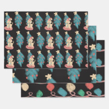 Porcos de Natal do giz Férias Festivas