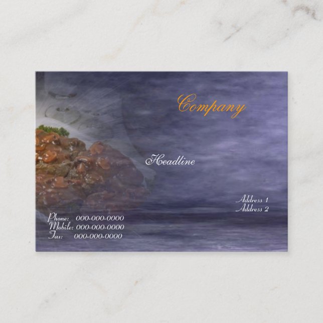 Pork Chops Cartão de visita (Frente)