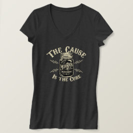Porque é a camiseta das mulheres do Jar Cure