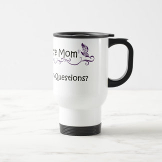 Porque eu sou a caneca de viagem da mamã