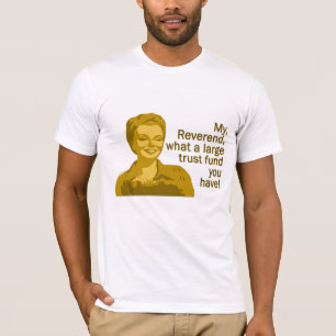 Porque reverendo, que grande camisa do fundo