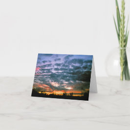 Pôrs do sol no Cartões de agradecimentos de Albert