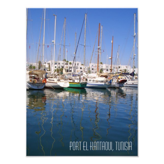 Port el Kantaoui Marina Boats Tunísia Fotografia (Frente)