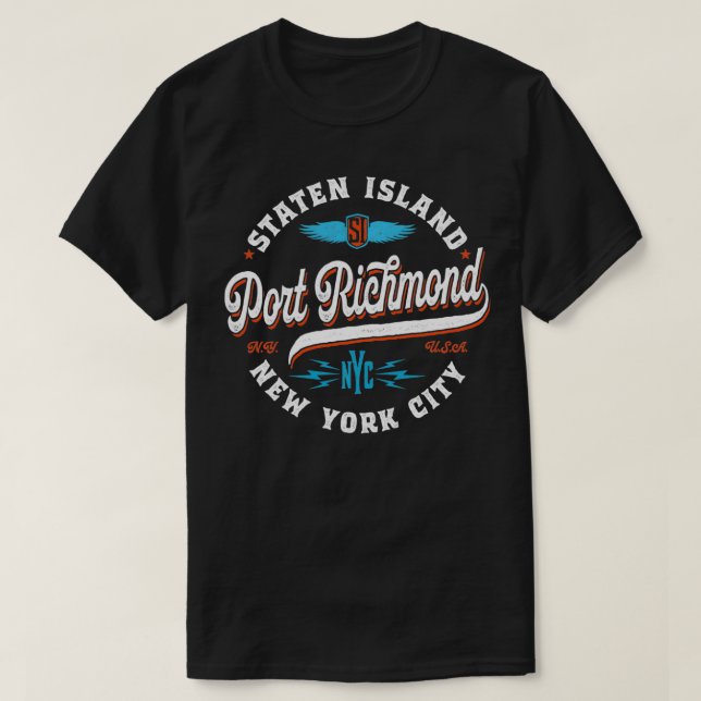 Port Richmond New York City Staten Island Pullover (Frente do Design)