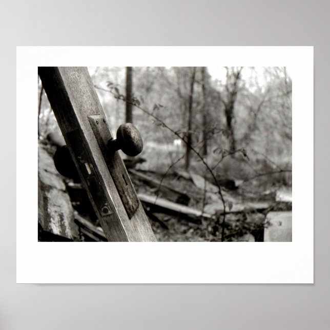 Porta Abandonada no Poster de Woods (Frente)