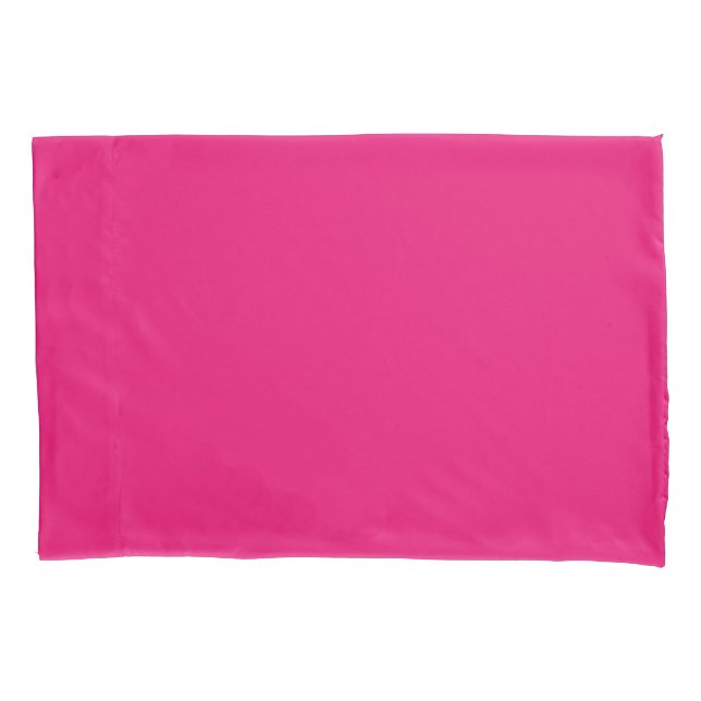 Porta-almofada rosa quente (Frente)