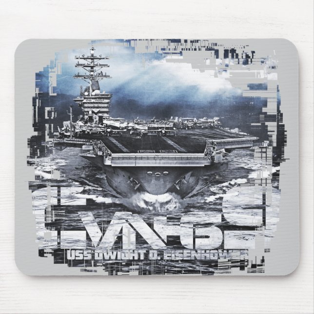 Porta-aviões Dwight D. Eisenhower Mousepad (Frente)