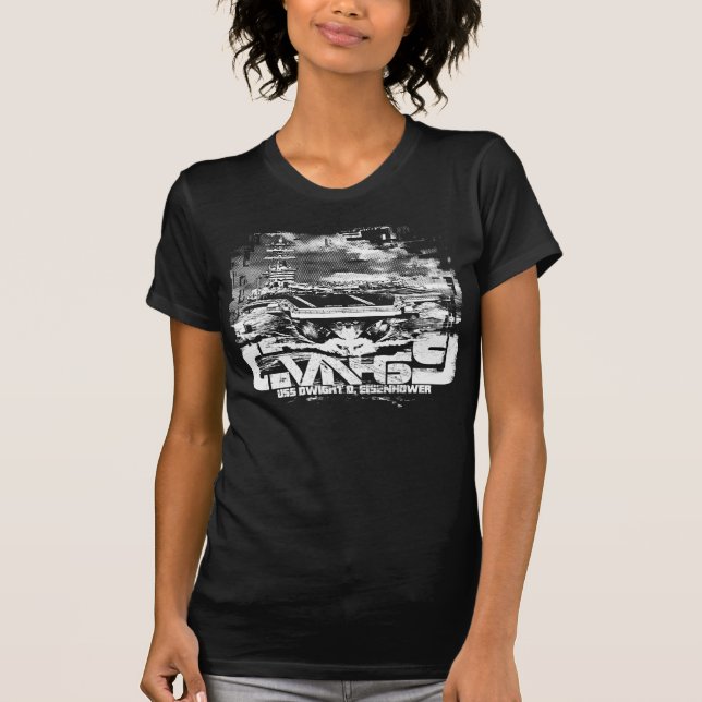 Porta-aviões Dwight D. Eisenhower T-Shirt (Frente)