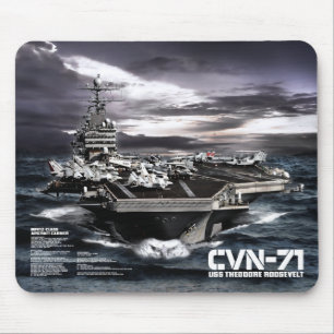 Porta-aviões Theodore Roosevelt Mouse Pad