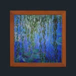 Porta-caneta Claude Monet - Lírios d'água com salgueiro chorand<br><div class="desc">Lírios d'água com galhos salgados chorões / Ninfheas avec rameaux de saule,  por Claude Monet,  em 1916-1919</div>