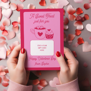 Porta Cartão de Presente de Dia dos Namorados Um D