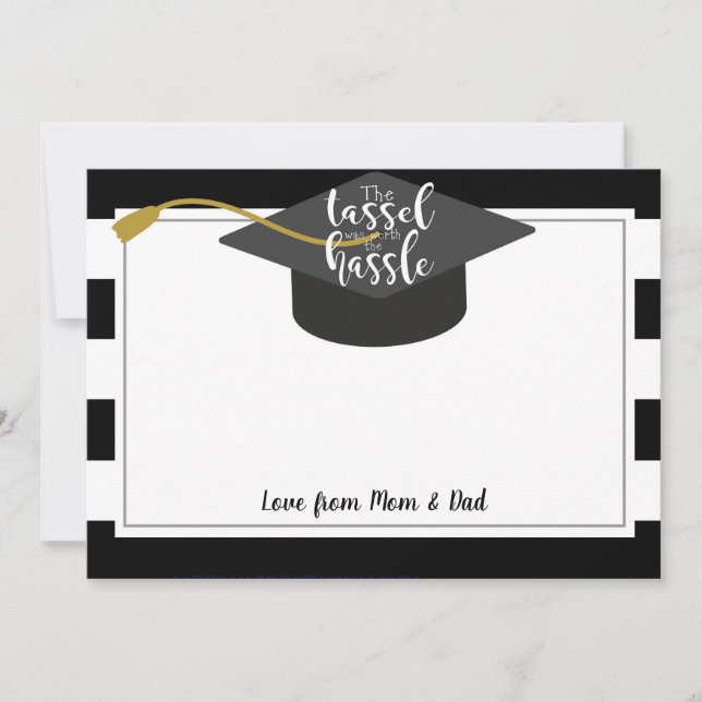 Porta cartão de presente de dinheiro de formatura  (Frente)
