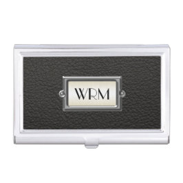 Porta Cartoes Monogrammed - Letra Executive Men Personalizada