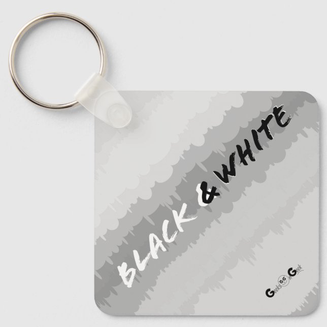 Porta-chaves "Preto & Branco" (Frente)
