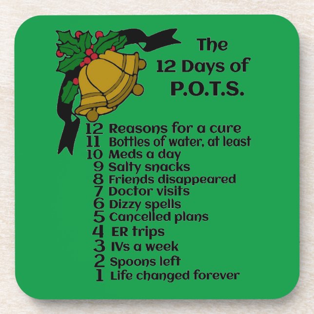 Porta-copo 12 dias de Natal...P.O.T.S. (Frente)