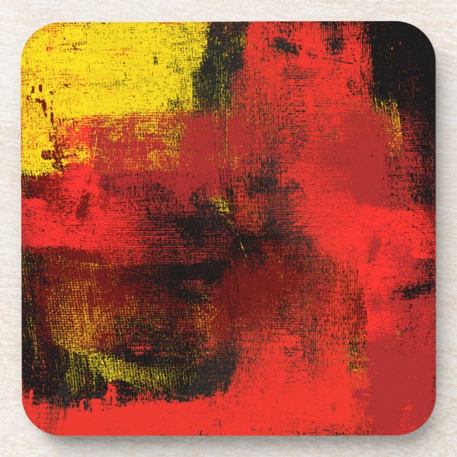 Porta-copo 1965 Coaster de Bebida Abstrato (Frente)