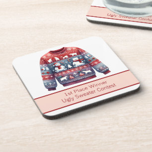 Porta-copo 1rua Vencedora Feita De Ferro Feio Vermelho Azul