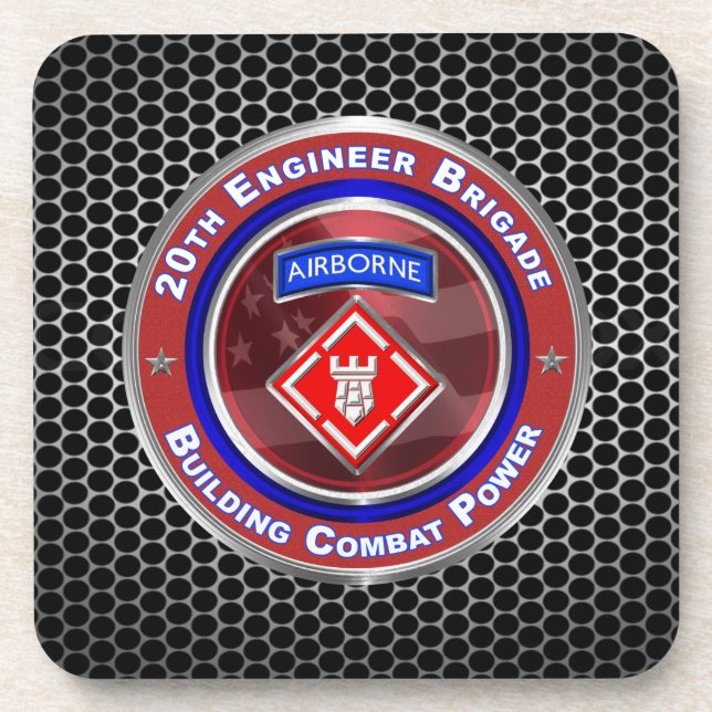 Porta-copo 20ª Brigada de Engenheiros-Aerotransportada (Frente)
