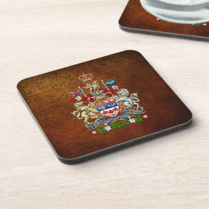Porta-copo [200] Brasão de Canadá [3D]