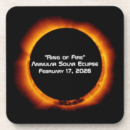 Porta-copo 2026 Annular Ring of Fire Solar Eclipse