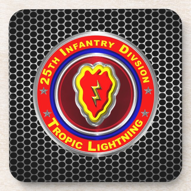 Porta-copo 25ª Divisão de Infantaria Tropic Lightning (Frente)